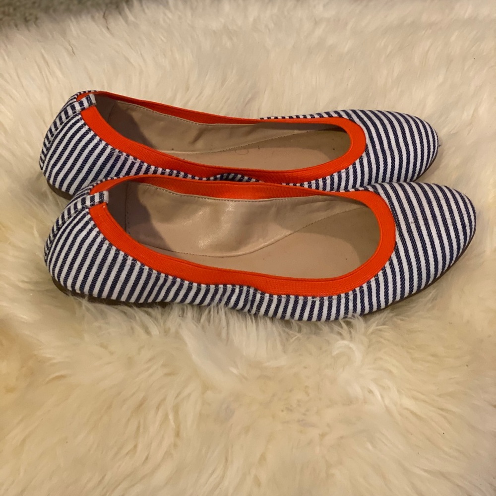 BCBGeneration Striped Ballet Flats